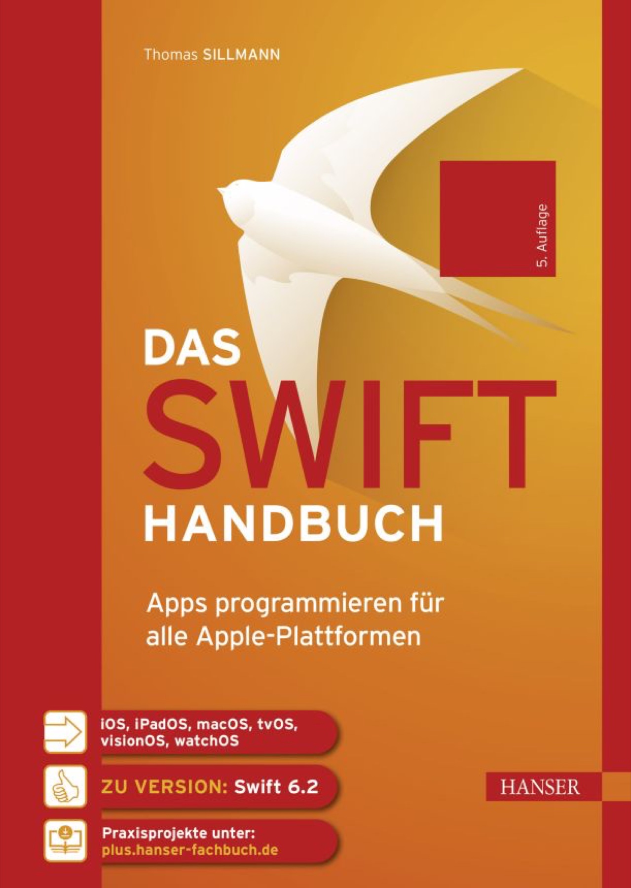 Originalcover: Das Swift-Handbuch, 5. Auflage, Carl Hanser Verlag
